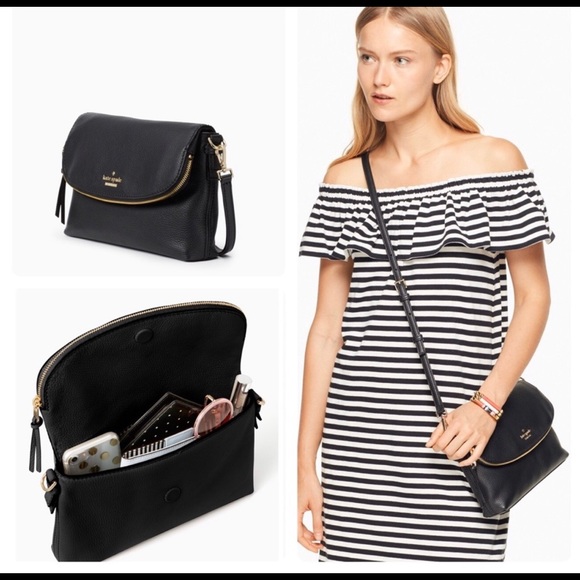 Kate Spade crossbody purse Jackson pebbled leather - Picture 2 of 8